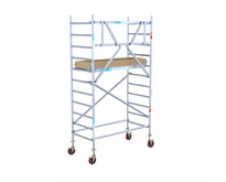 Rolsteiger Euroscaffold Basic 90x190 4,2m werkhoogte tegen de gevel