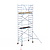 Euroscaffold Rolsteiger Basic 90x190 6,2m werkhoogte tegen de gevel