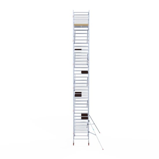 Euroscaffold Steigeraanhanger 250 + Rolsteiger Basic 135x250 12,2m werkhoogte