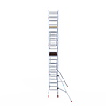 Euroscaffold Rolsteiger Euroscaffold Basic 75x190 7,2m werkhoogte tegen de gevel