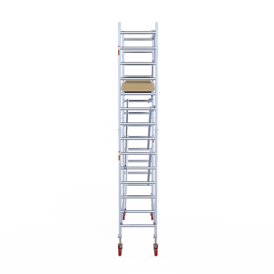 Euroscaffold Steigeraanhanger 250 + Basic Rolsteiger 5,2 meter werkhoogte 75x250
