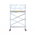 Euroscaffold Steigeraanhanger 250 + Basic Rolsteiger 5,2 meter werkhoogte 75x250