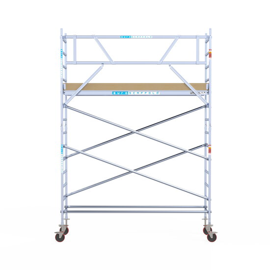 Euroscaffold Steigeraanhanger 305 + Rolsteiger Basic 75x305 5,2m werkhoogte