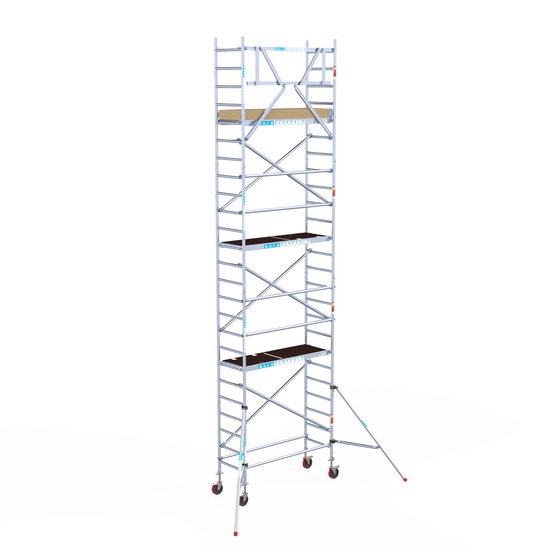 Euroscaffold Steigeraanhanger 250 + Rolsteiger Basic 75x190 8,2m werkhoogte