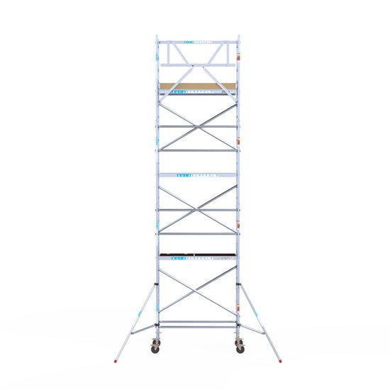 Euroscaffold Steigeraanhanger 250 + Rolsteiger Basic 75x190 8,2m werkhoogte
