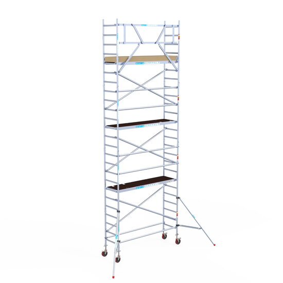 Euroscaffold Steigeraanhanger 250 + Rolsteiger Basic 75x250 8,2m werkhoogte