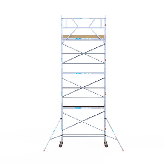 Euroscaffold Steigeraanhanger 250 + Rolsteiger Basic 75x250 8,2m werkhoogte