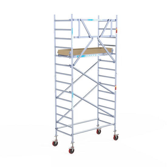 Euroscaffold Steigeraanhanger 250 + Rolsteiger Basic 90x190 5,2m werkhoogte