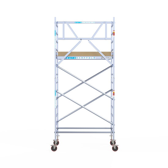 Euroscaffold Steigeraanhanger 250 + Rolsteiger Basic 90x190 5,2m werkhoogte