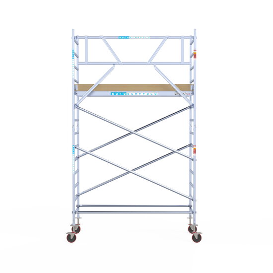 Euroscaffold Steigeraanhanger 250 + Rolsteiger Basic 90x250 5,2m werkhoogte
