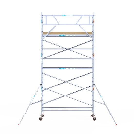 Euroscaffold Steigeraanhanger 305 + Rolsteiger Basic 90x305 7,2m werkhoogte
