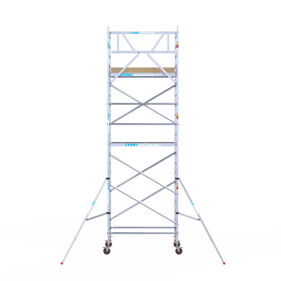 Euroscaffold Steigeraanhanger 250 + Rolsteiger Basic 90x190 7,2m werkhoogte