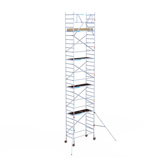 Euroscaffold Steigeraanhanger 250 + Rolsteiger Basic 90x190 10,2m werkhoogte