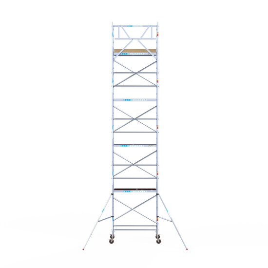 Euroscaffold Steigeraanhanger 250 + Rolsteiger Basic 90x190 10,2m werkhoogte