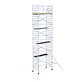 Euroscaffold Steigeraanhanger afsluitbaar 250 + Rolsteiger Basic 135x250 10,2m werkhoogte