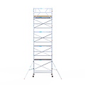 Euroscaffold Steigeraanhanger afsluitbaar 250 + Rolsteiger Basic 135x250 10,2m werkhoogte
