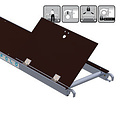 Euroscaffold Los houten steigerplatform paneel (250cm) - Met luik