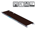 Euroscaffold Los houten steigerplatform paneel (250cm) - Met luik