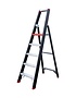 Eurostairs zwarte bordestrap 1x5 treden - Limited Edition - Rood