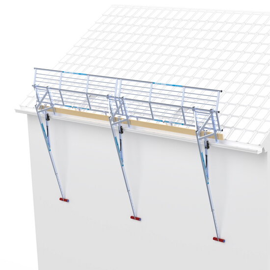 Safety Guard Systems SGS Edge dakrandbeveiliging 6 mtr complete set schuin dak