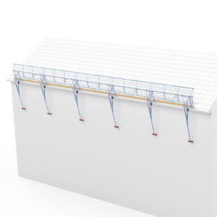 SGS Edge dakrandbeveiliging 15 meter complete set schuin dak