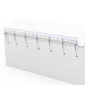 Safety Guard Systems SGS Edge dakrandbeveiliging 18 mtr complete set schuin dak
