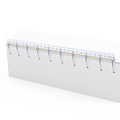 Safety Guard Systems SGS Edge dakrandbeveiliging 27 mtr complete set schuin dak