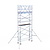 Euroscaffold Rolsteiger Original 75x250 7,2m werkhoogte vrijstaand
