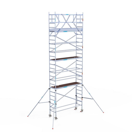 Euroscaffold Rolsteiger Euroscaffold Original 75x250 8,2m werkhoogte vrijstaand