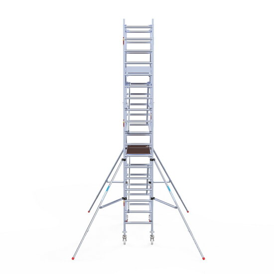 Euroscaffold Rolsteiger Euroscaffold Original 75x190 6,2m werkhoogte carbon vloer vrijstaand