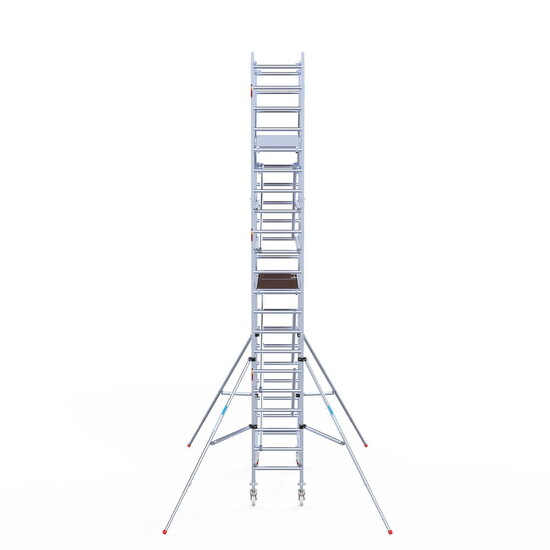 Euroscaffold Rolsteiger Euroscaffold Original 75x190 7,2m werkhoogte carbon vloer vrijstaand