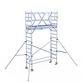 Euroscaffold Rolsteiger Euroscaffold Original 75x250 5,2m werkhoogte carbon vloer vrijstaand