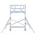 Euroscaffold Rolsteiger Euroscaffold Original 75x250 5,2m werkhoogte carbon vloer vrijstaand