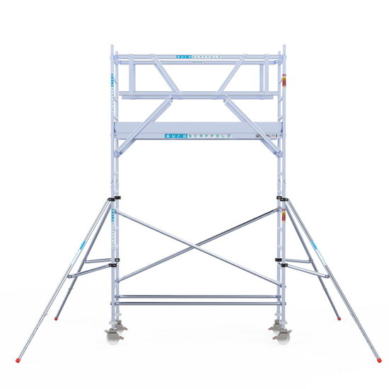 Euroscaffold Rolsteiger Euroscaffold Original 75x250 5,2m werkhoogte carbon vloer vrijstaand