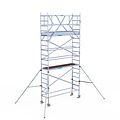 Euroscaffold Rolsteiger Euroscaffold Original 75x250 6,2m werkhoogte carbon vloer vrijstaand