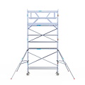Euroscaffold Rolsteiger Euroscaffold Original 75x250 6,2m werkhoogte carbon vloer vrijstaand