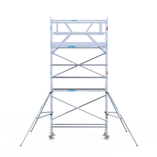 Euroscaffold Rolsteiger Euroscaffold Original 75x250 6,2m werkhoogte carbon vloer vrijstaand