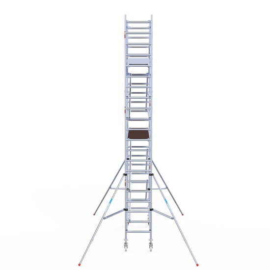 Euroscaffold Rolsteiger Euroscaffold Original 75x250 7,2m werkhoogte carbon vloer vrijstaand