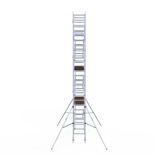 Euroscaffold Rolsteiger Euroscaffold Original 75x250 8,2m werkhoogte carbon vloer vrijstaand
