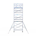 Euroscaffold Rolsteiger Euroscaffold Original 75x250 9,2m werkhoogte carbon vloer vrijstaand