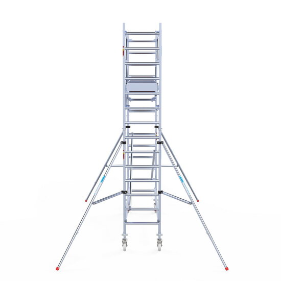 Euroscaffold Rolsteiger Euroscaffold Original 75x305 5,2m werkhoogte carbon vloer vrijstaand