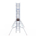 Euroscaffold Rolsteiger Euroscaffold Original 75x305 6,2m werkhoogte carbon vloer vrijstaand
