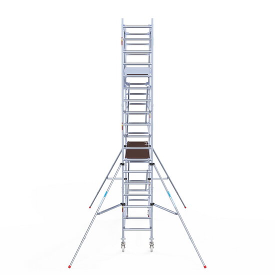 Euroscaffold Rolsteiger Euroscaffold Original 75x305 6,2m werkhoogte carbon vloer vrijstaand