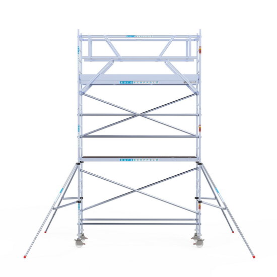 Euroscaffold Rolsteiger Euroscaffold Original 75x305 6,2m werkhoogte carbon vloer vrijstaand