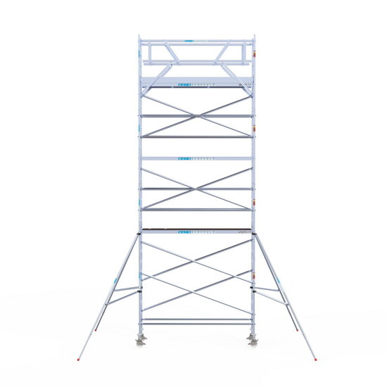 Euroscaffold Rolsteiger Euroscaffold Original 75x305 9,2m werkhoogte carbon vloer vrijstaand