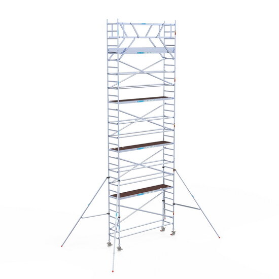 Euroscaffold Rolsteiger Euroscaffold Original 75x305 10,2m werkhoogte carbon vloer vrijstaand