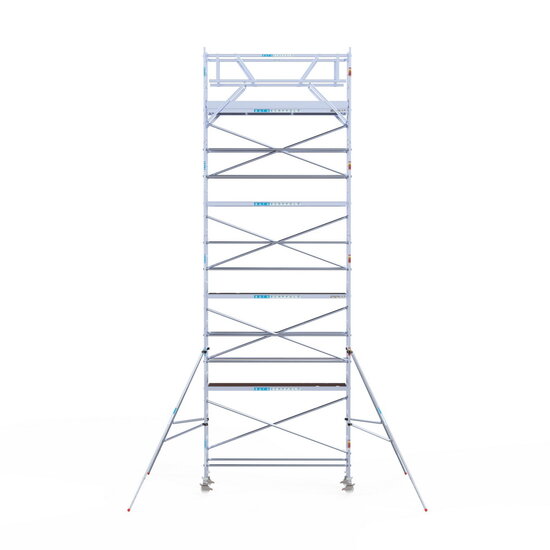 Euroscaffold Rolsteiger Euroscaffold Original 75x305 10,2m werkhoogte carbon vloer vrijstaand