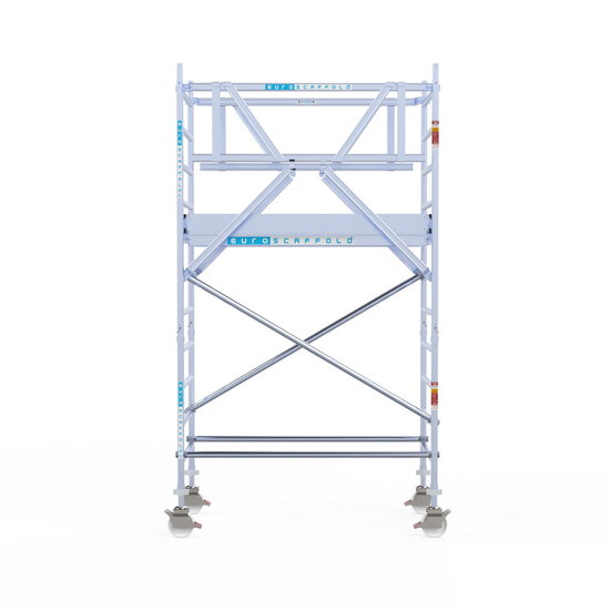 Euroscaffold Rolsteiger Euroscaffold Original 90x190 4,2m werkhoogte carbon vloer vrijstaand