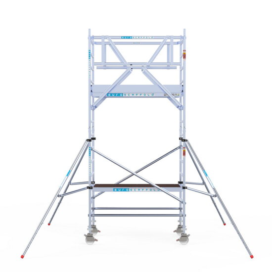 Euroscaffold Rolsteiger Euroscaffold Original 90x190 5,2m werkhoogte carbon vloer vrijstaand