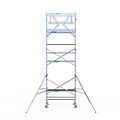 Euroscaffold Rolsteiger Euroscaffold Original 90x190 7,2m werkhoogte carbon vloer vrijstaand